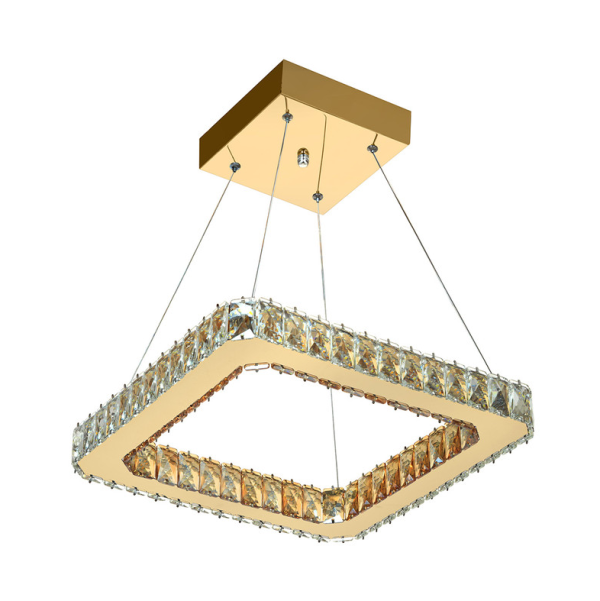 لوستر کریستالی smd تک حلقه مستطیلی